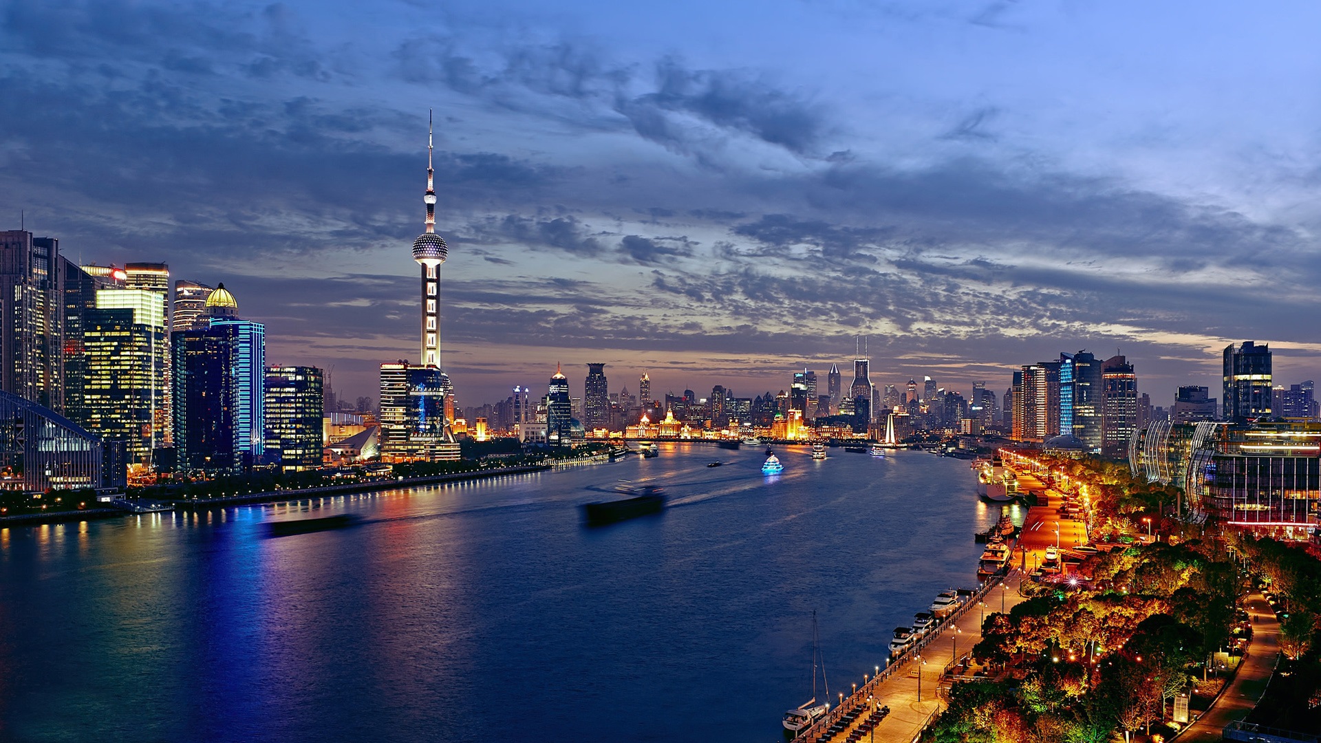 Shanghai City China Wallpapers