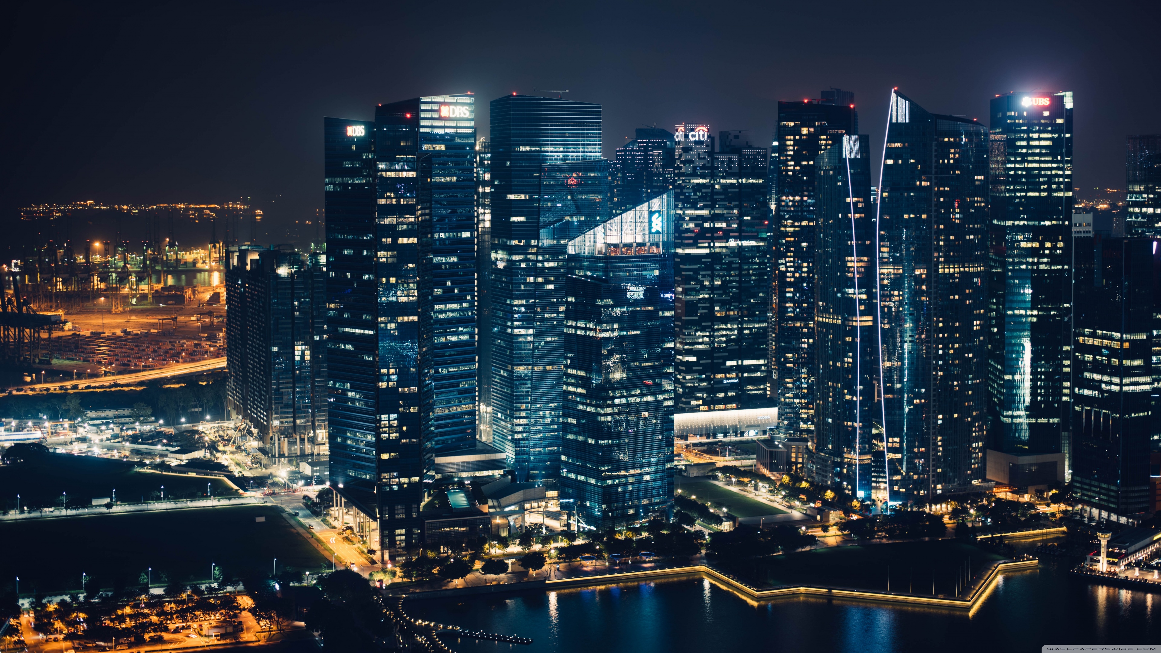 Singapore Nightscape Wallpapers