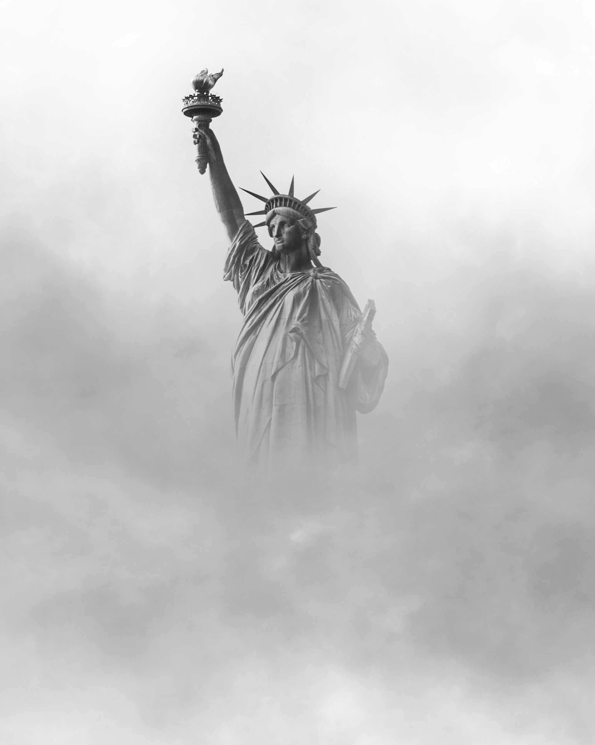 Statue Of Liberty Gradient Art Wallpapers