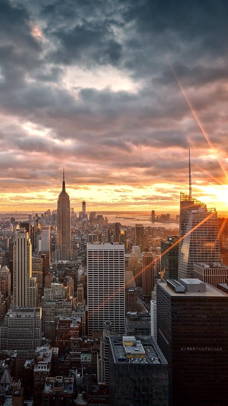 Sunrise Over Lower Manhattan Wallpapers