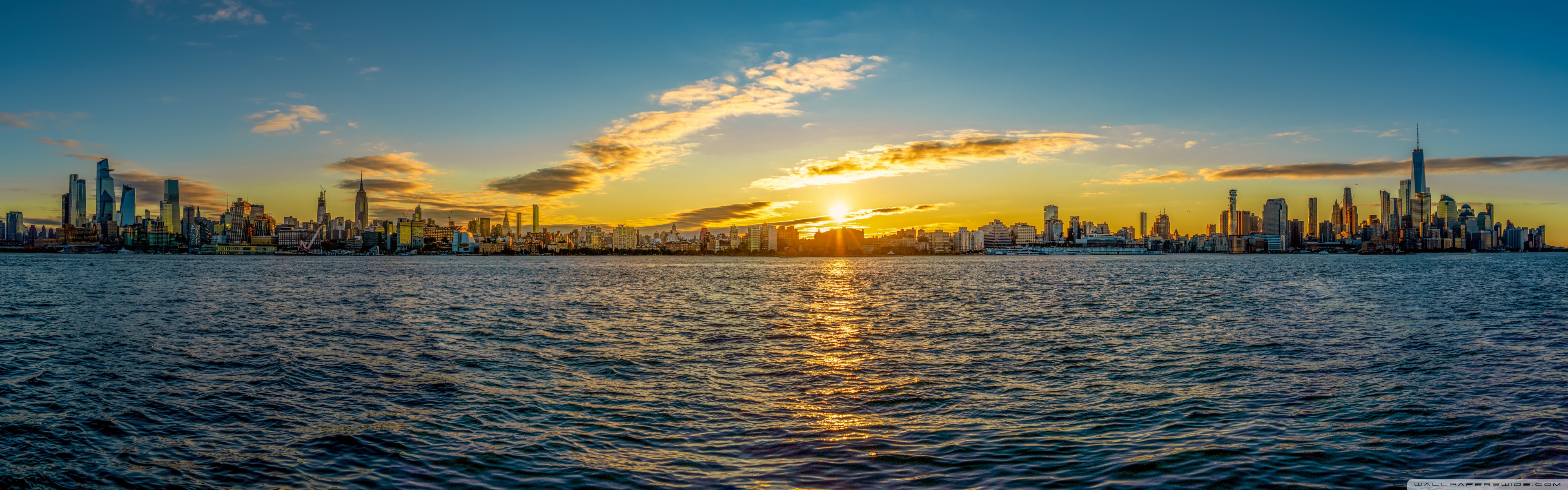 Sunrise Over Lower Manhattan Wallpapers