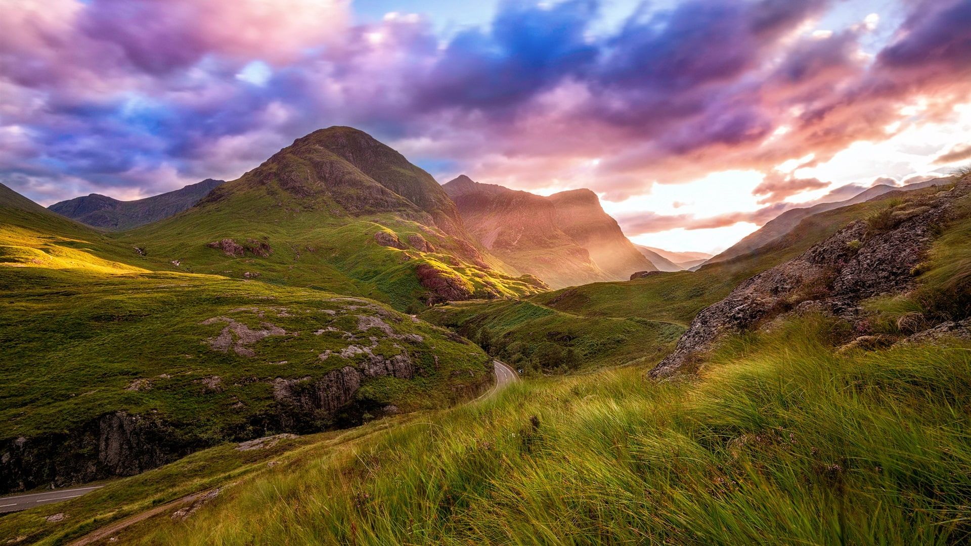 Sunset In Scotland Wallpapers