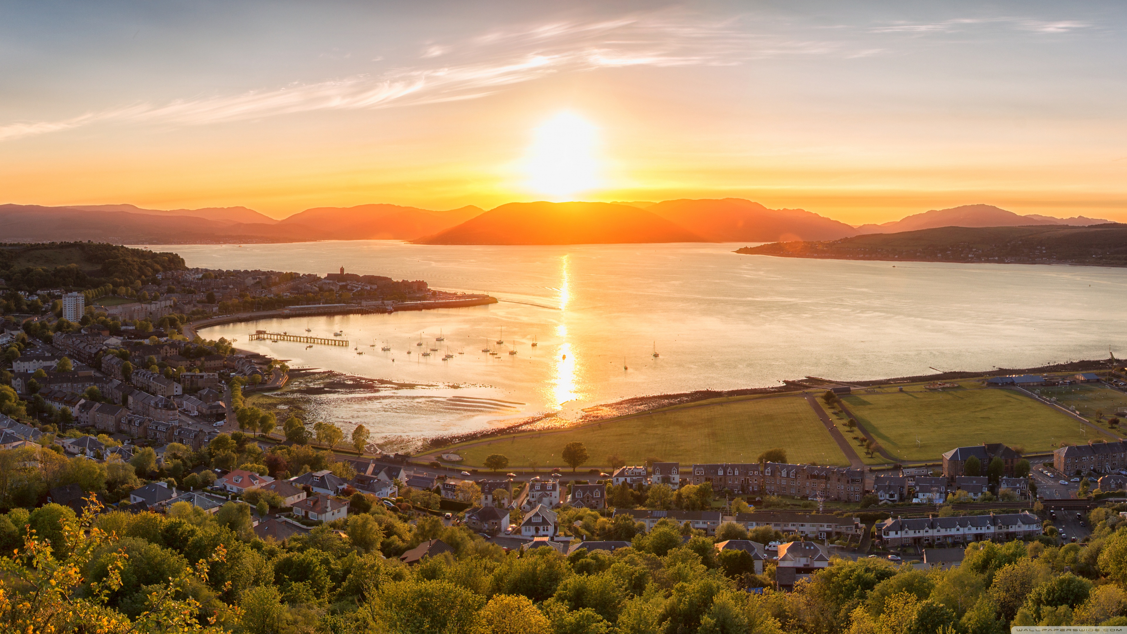 Sunset In Scotland Wallpapers