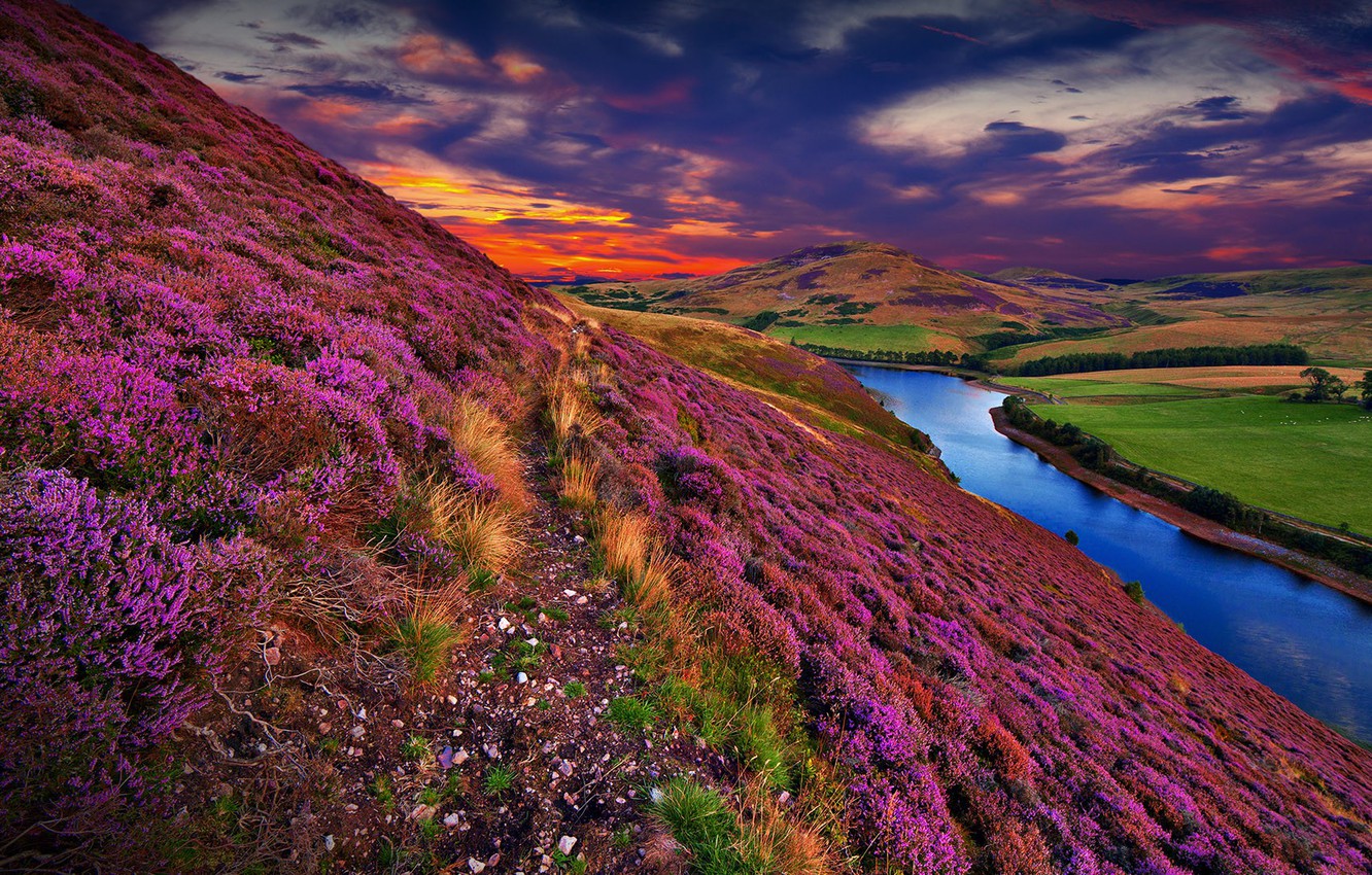 Sunset In Scotland Wallpapers