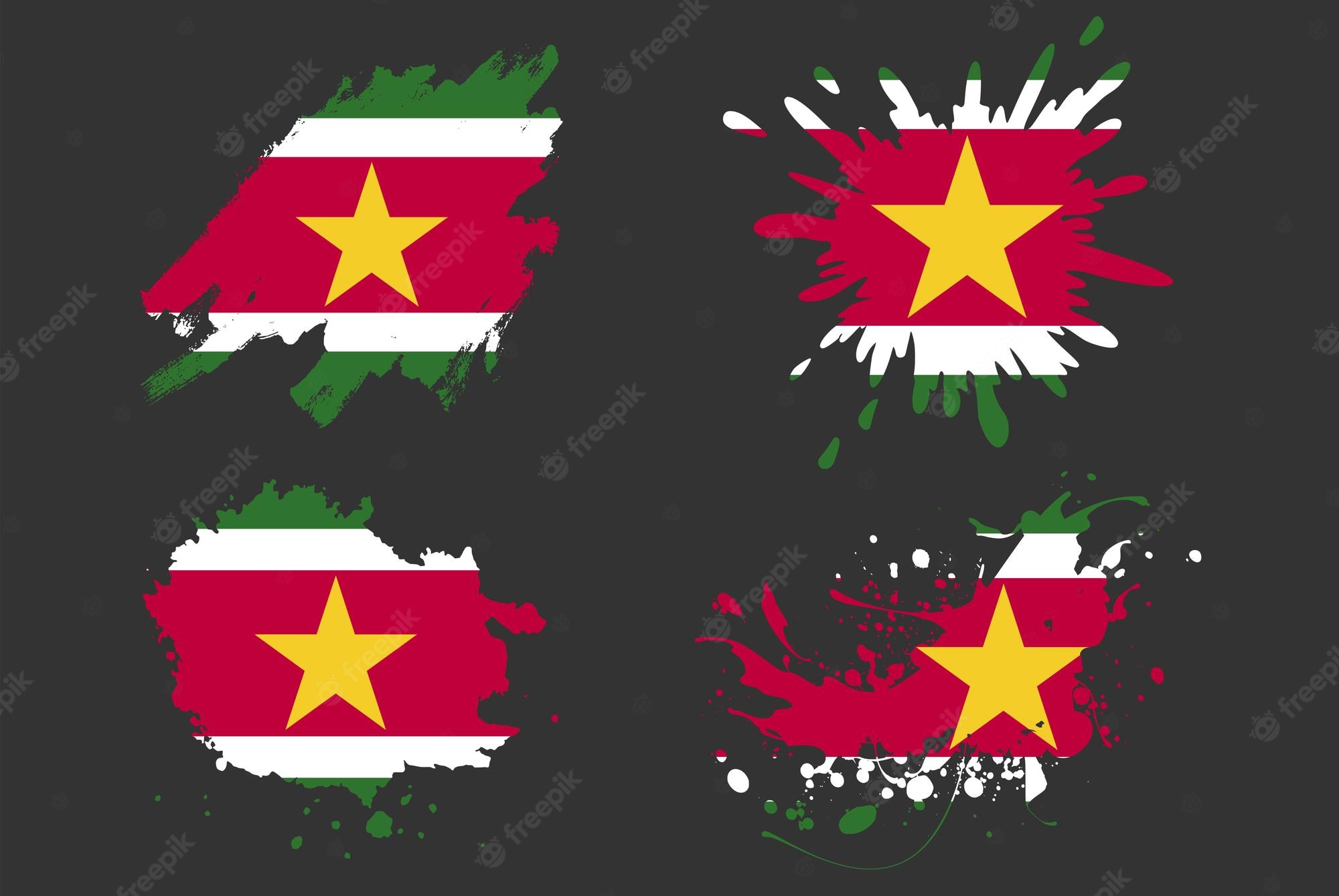 Suriname Flag Wallpapers