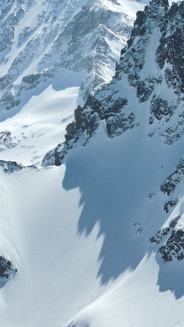 Switzerland Mountains Covered In Winter Snow Wallpapers