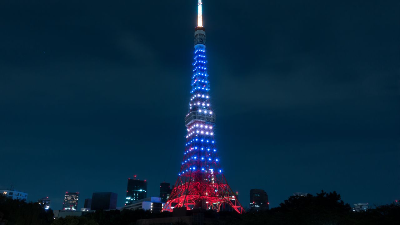 Tokyo Tower At Night Wallpapers