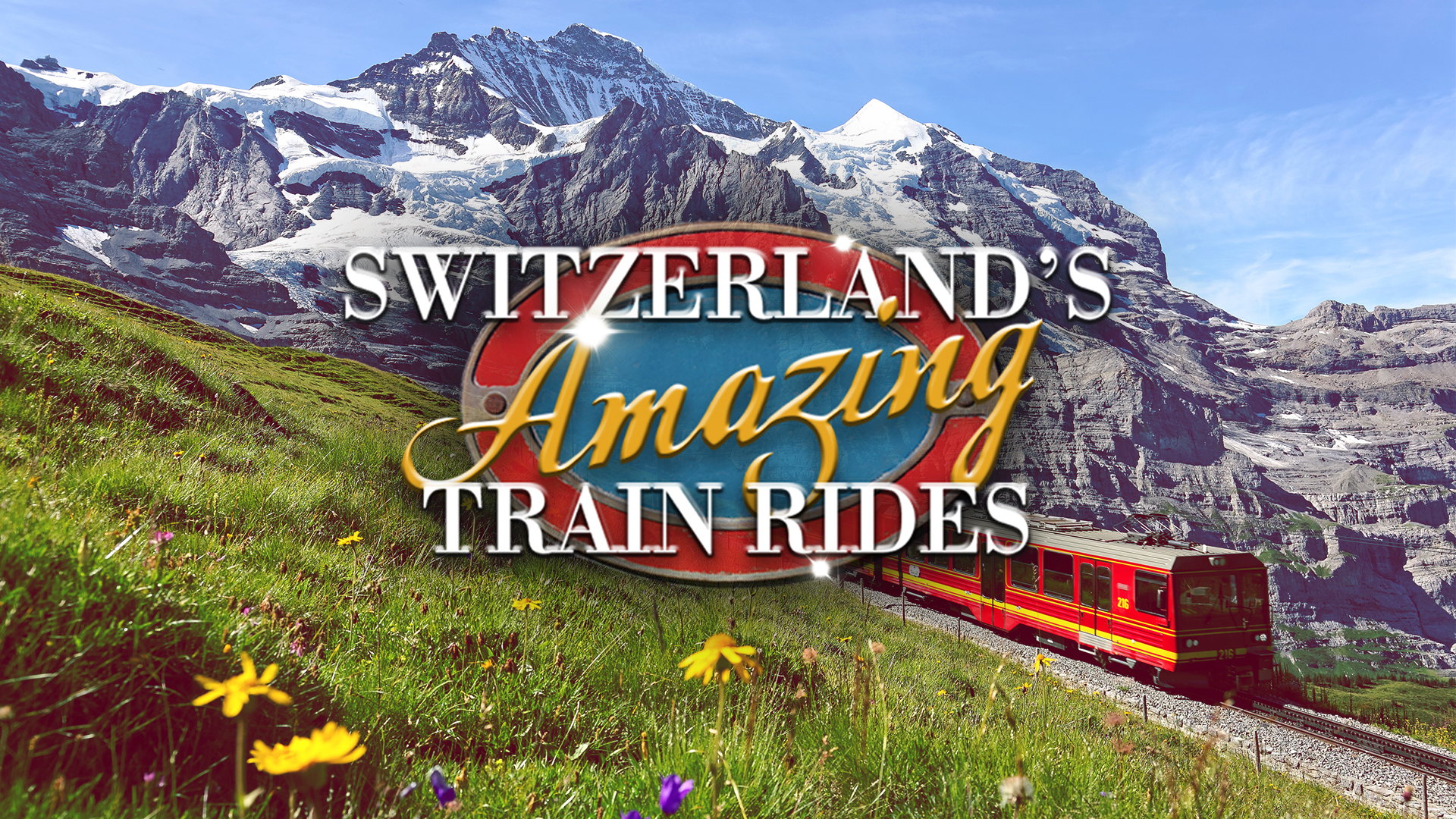 Train 4K Switzerland Aerial Wallpapers