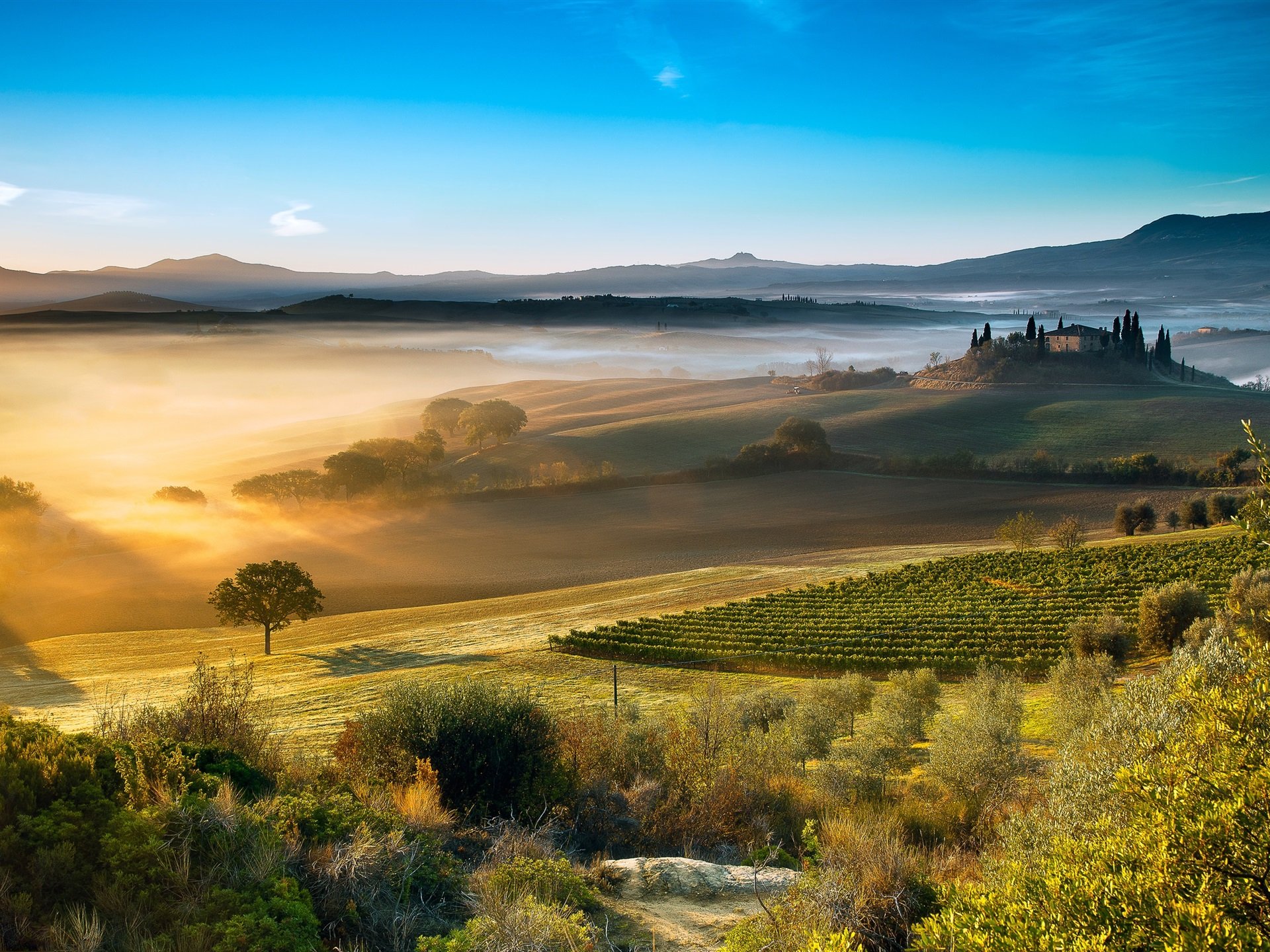 Tuscan Countryside Wallpapers