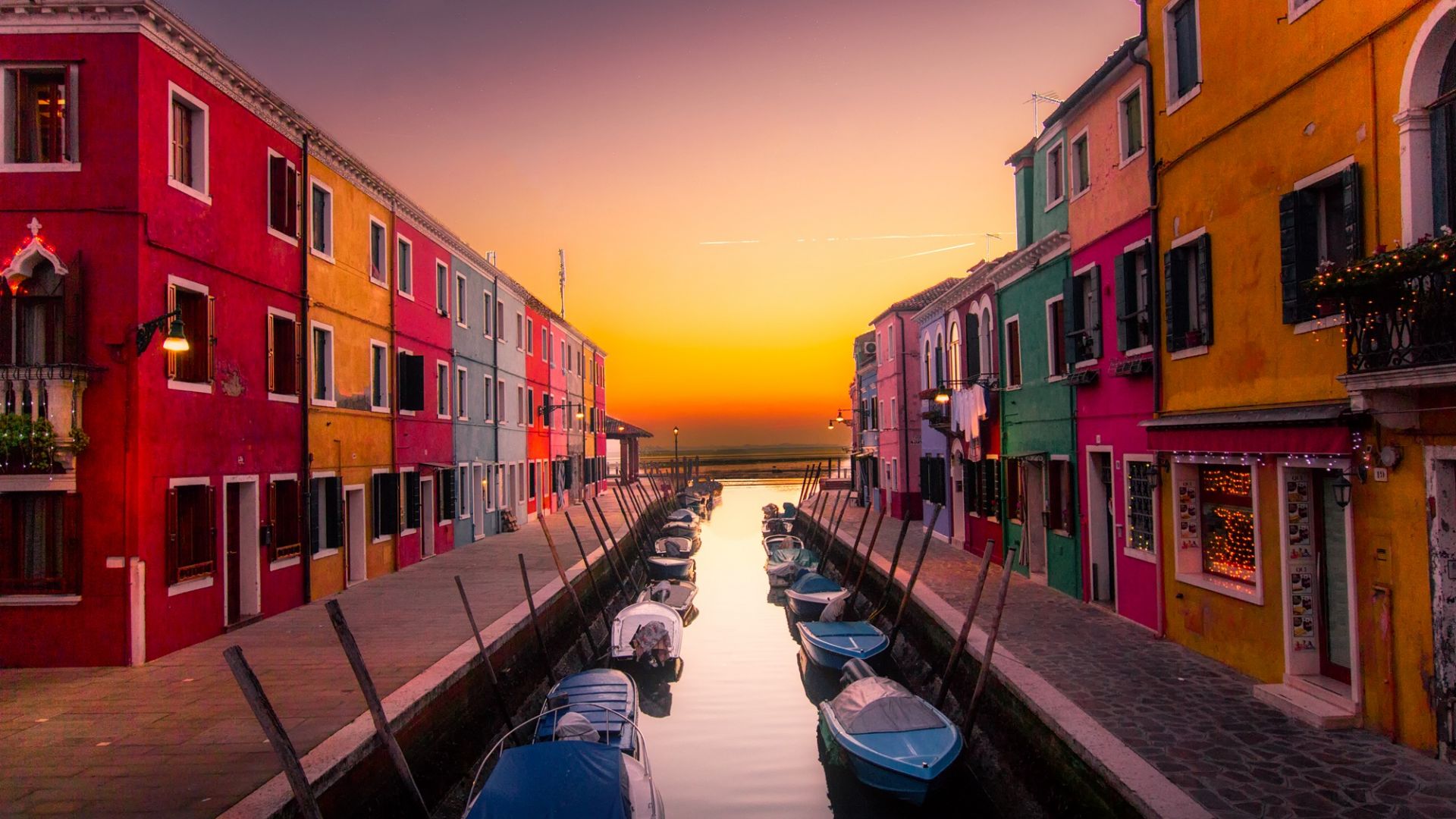 Venice City Boats Wallpapers