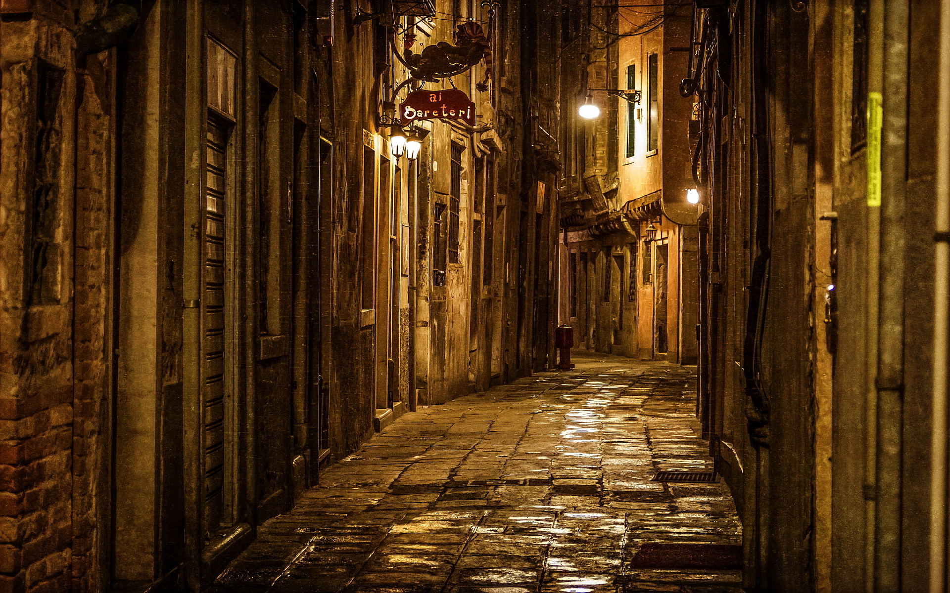 Venice In Rain Italy Wallpapers