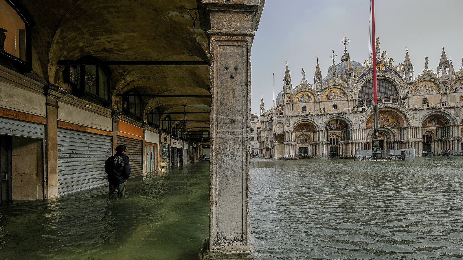 Venice In Rain Italy Wallpapers