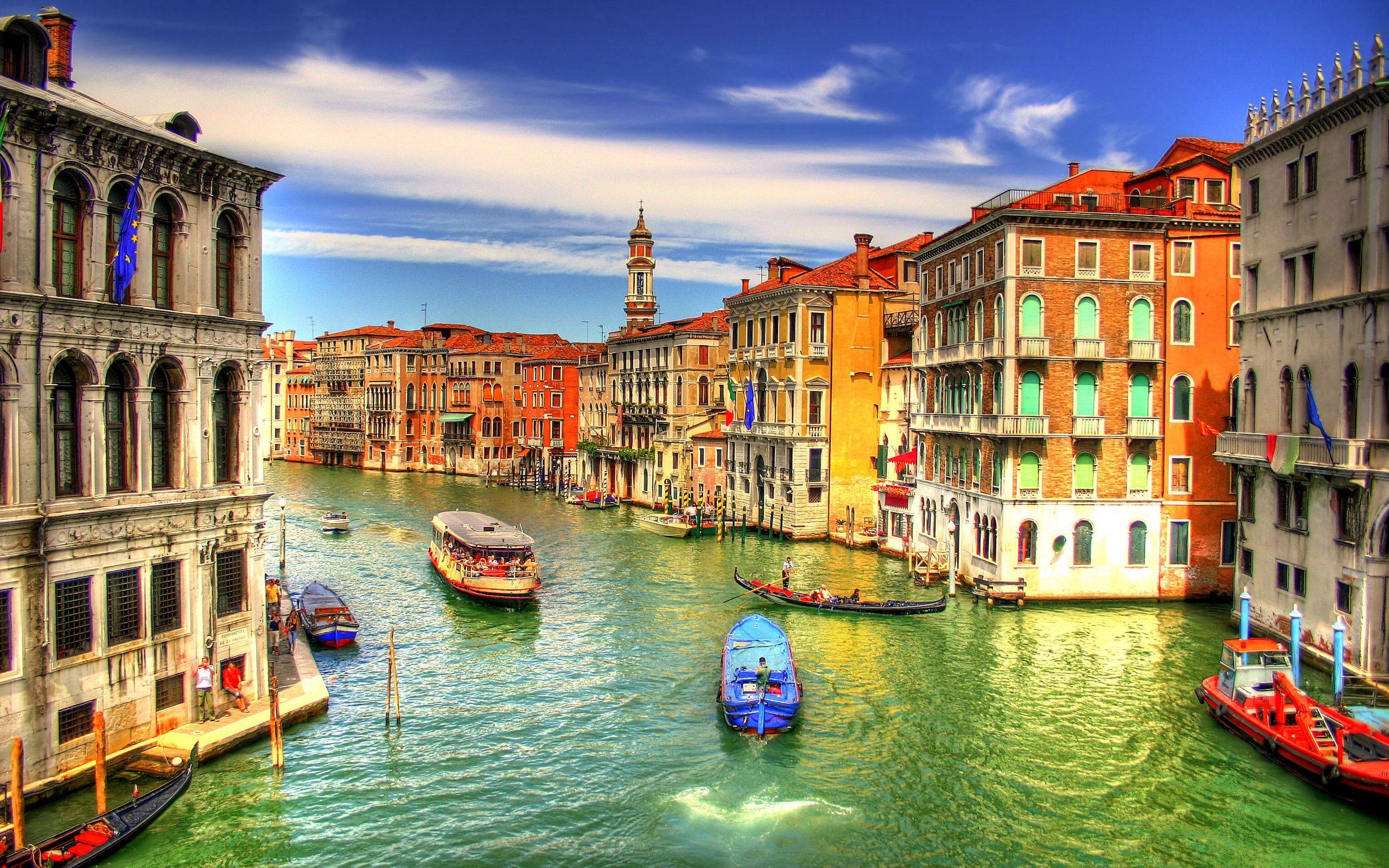 Venice In Rain Italy Wallpapers