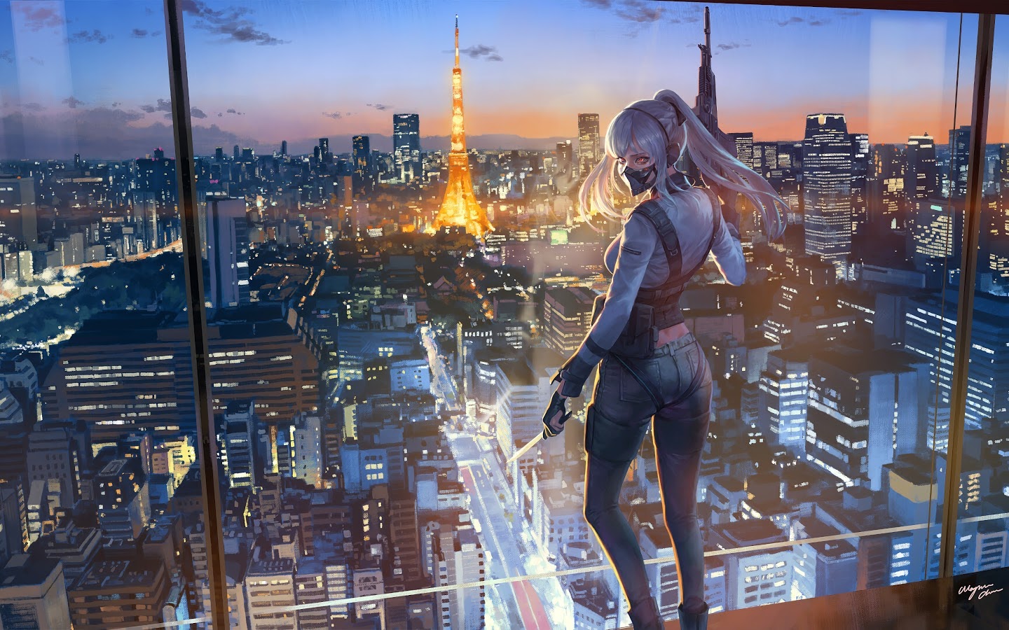 Watching Over The City 4K Wallpapers