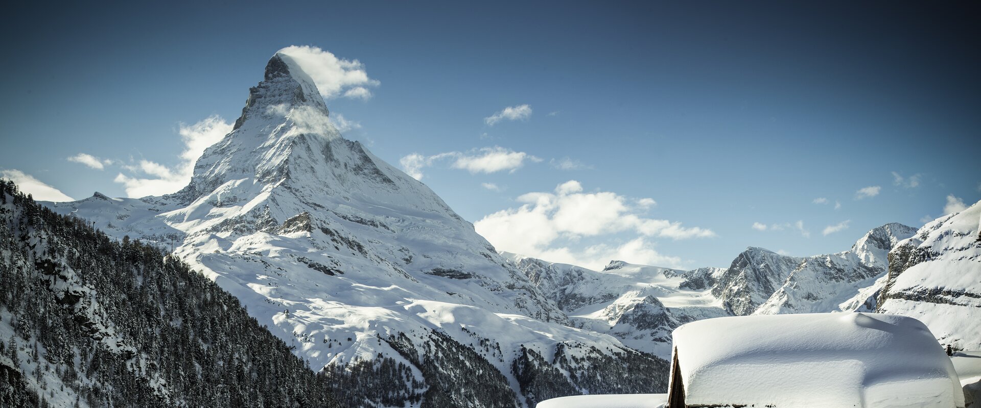 Zermatt-Matterhorn Aerial View At Night Wallpapers