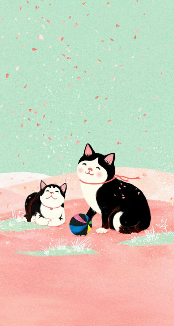 Cat Art 8 Iphone Wallpapers