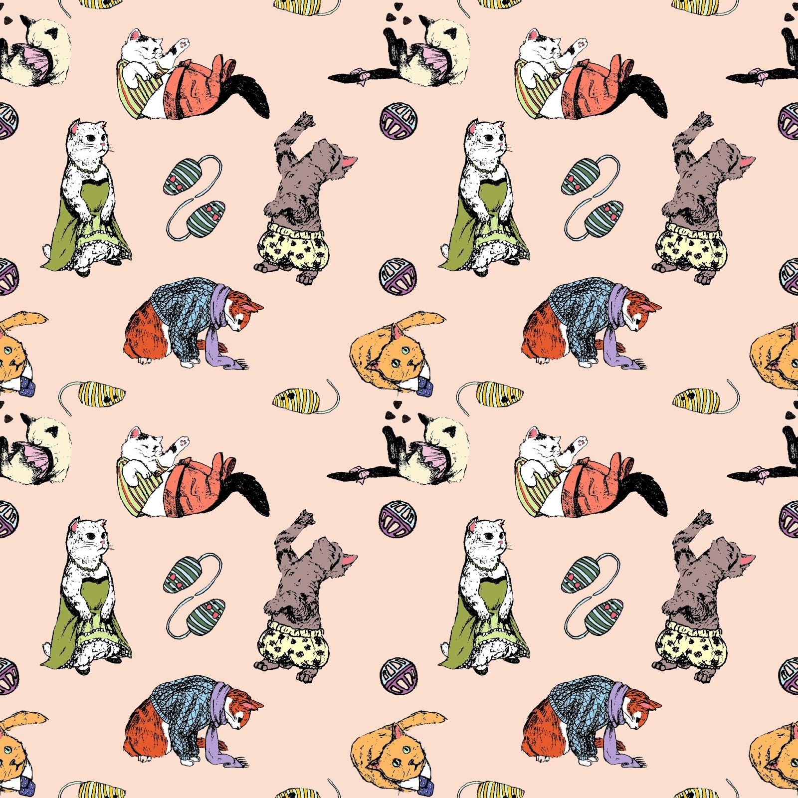 Cat Design Wallpapers