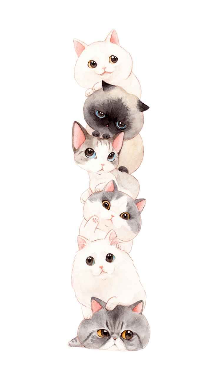 Cat Drawings Wallpapers