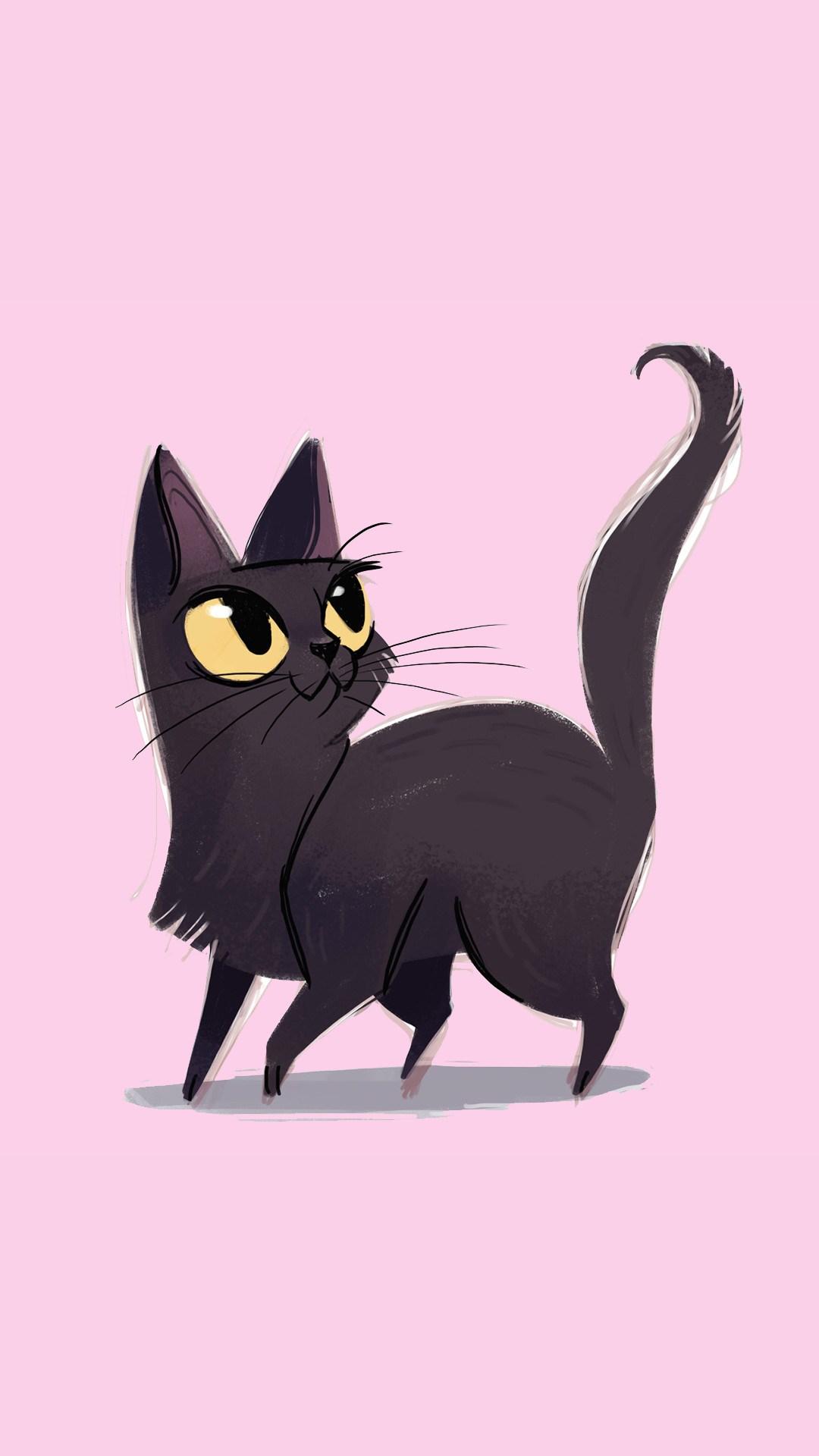 Cat Drawings Wallpapers