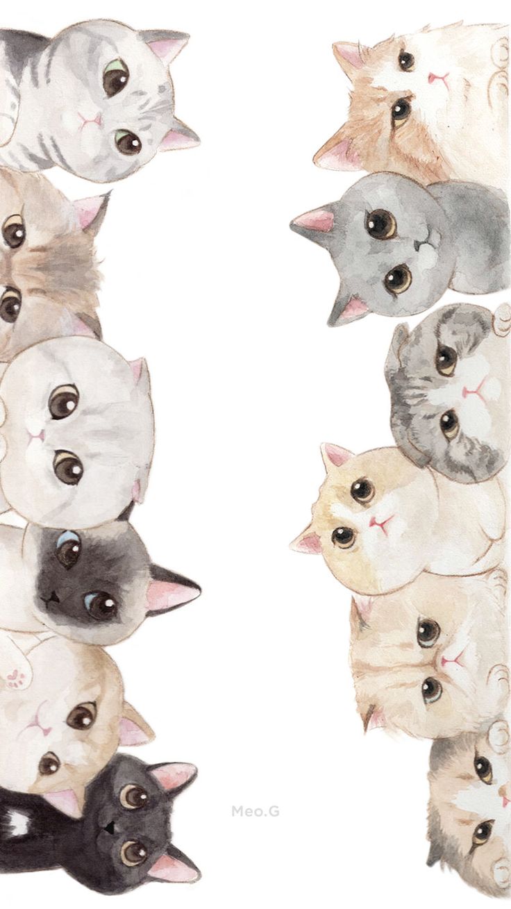 Cat Drawings Wallpapers