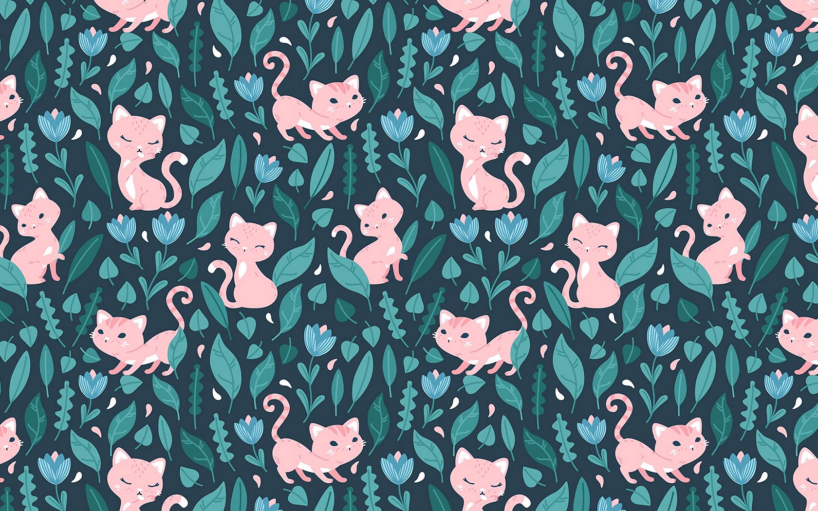 Cat Pattern Wallpapers