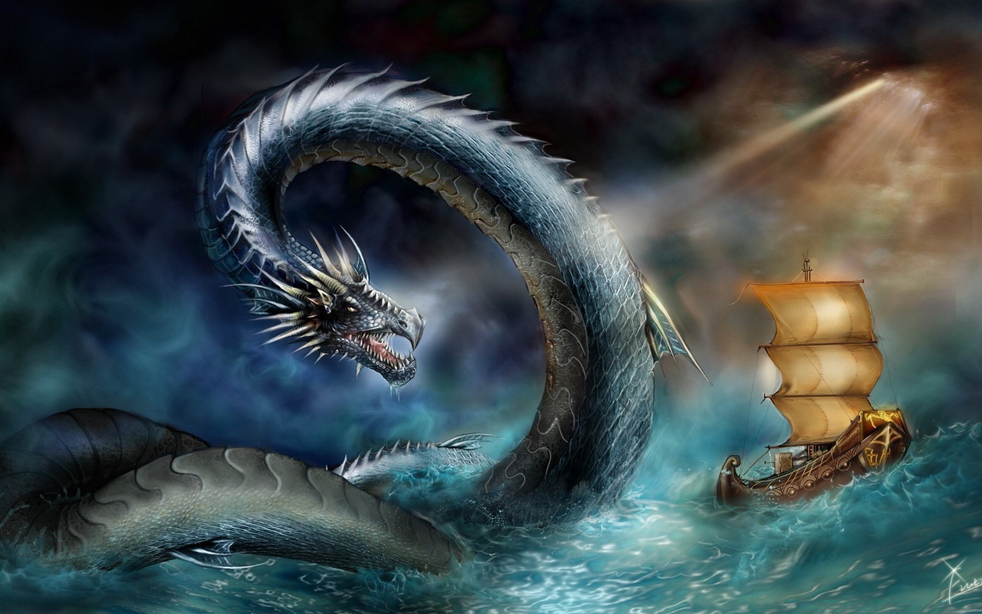 Water Dragon Wallpapers