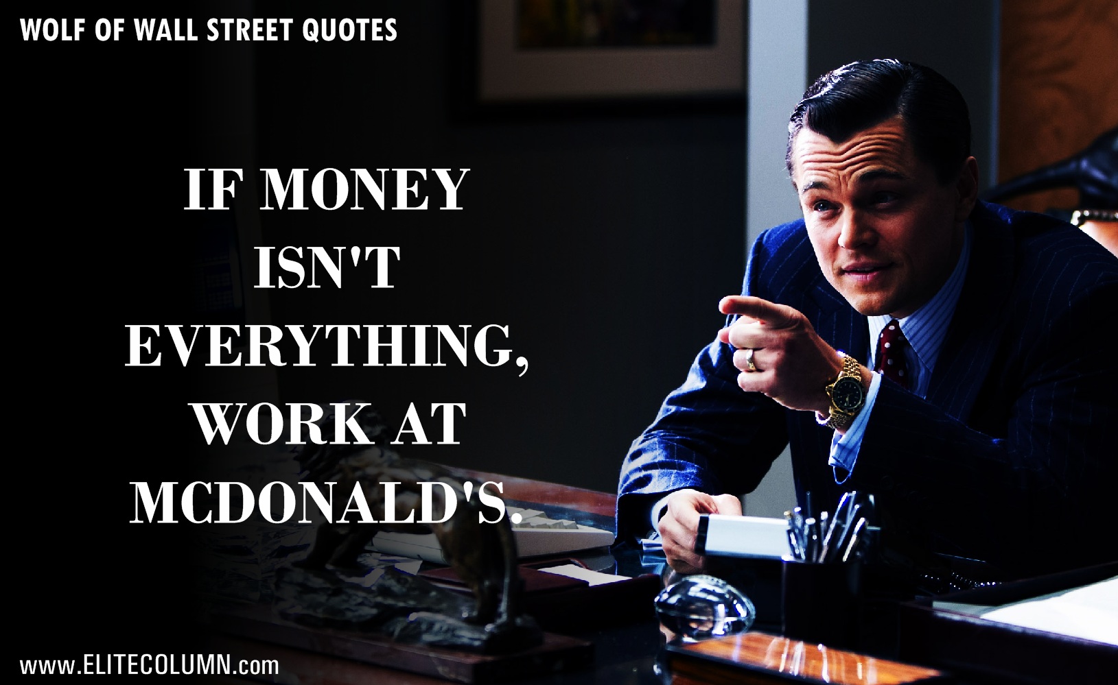 Wolf Of Wall Street Quote Wallpapers