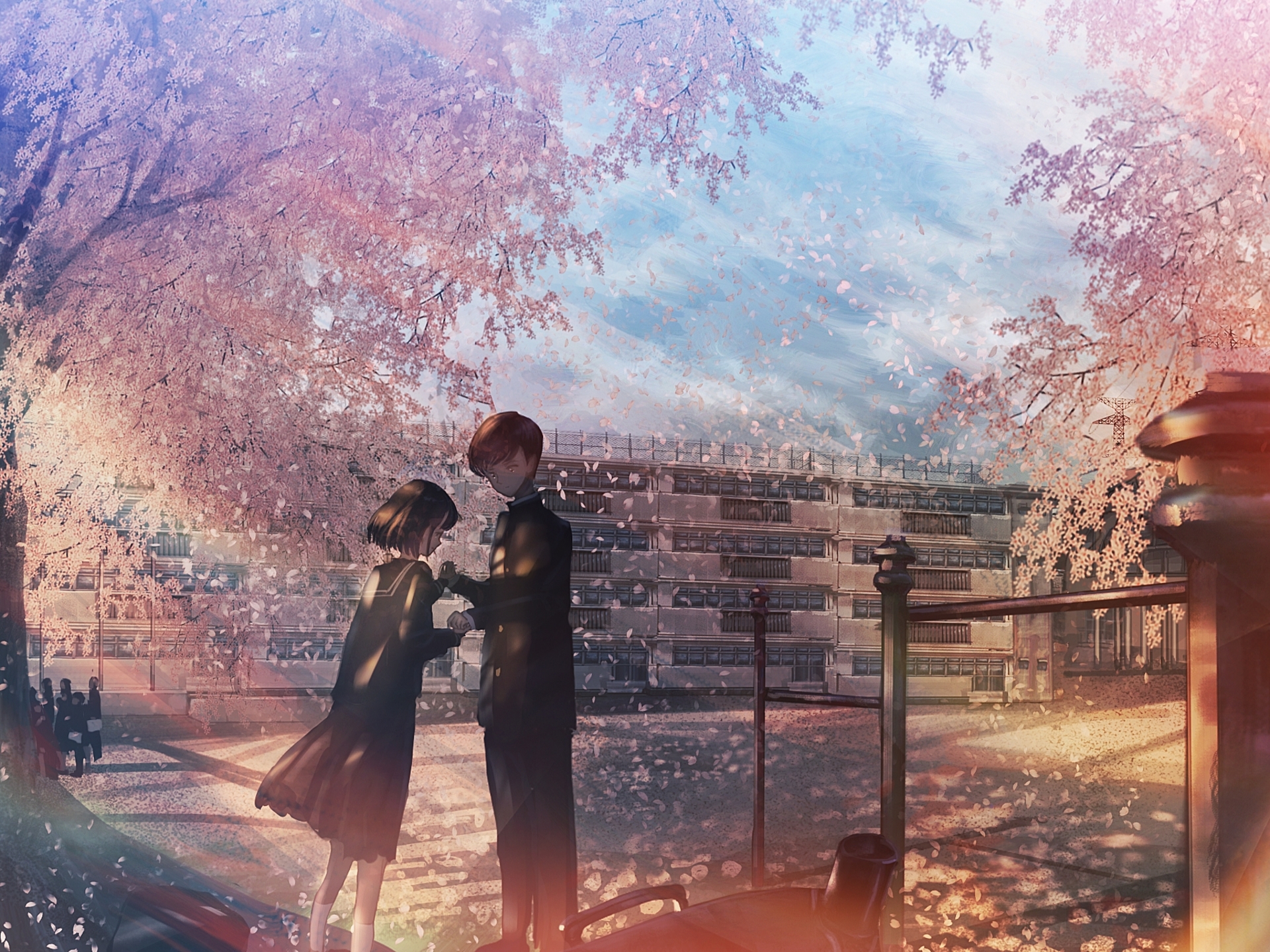 Cherry Blossom Anime Wallpapers