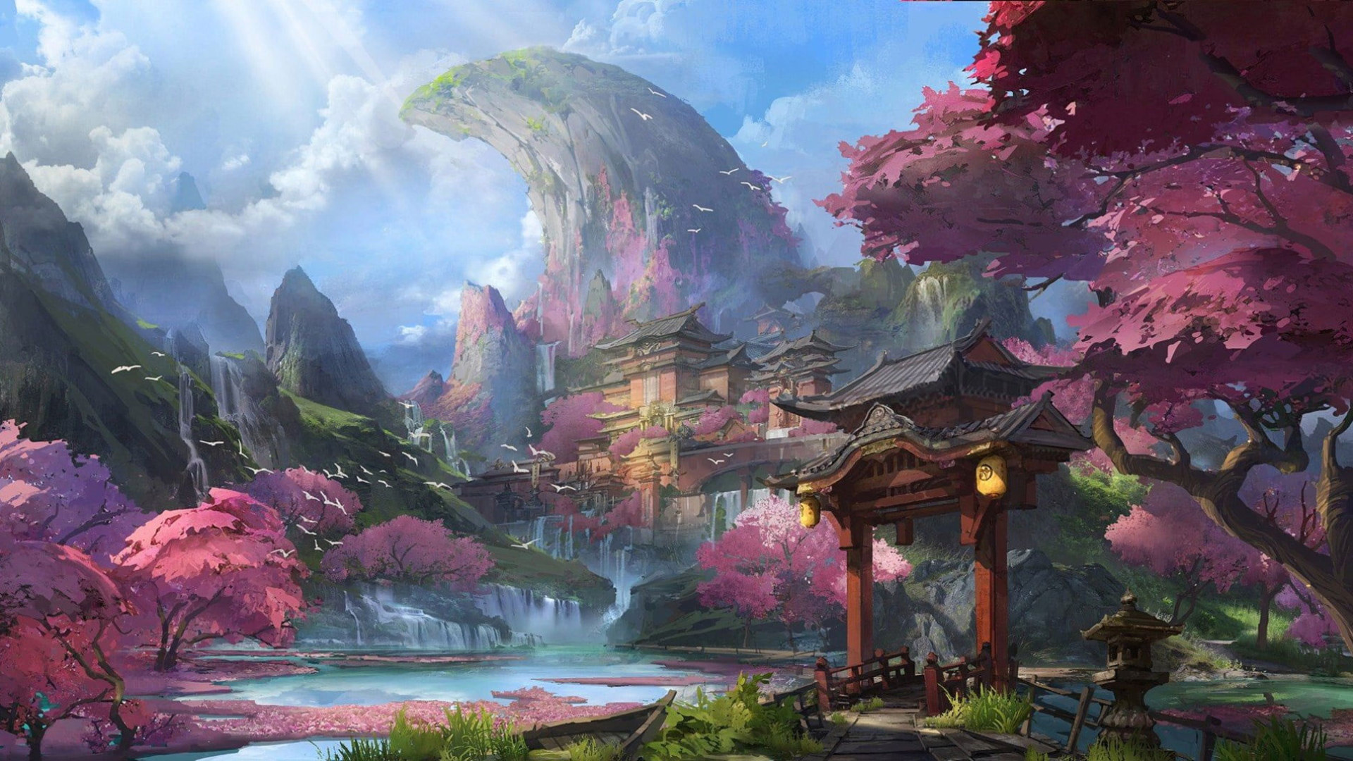 Cherry Blossom Art Wallpapers