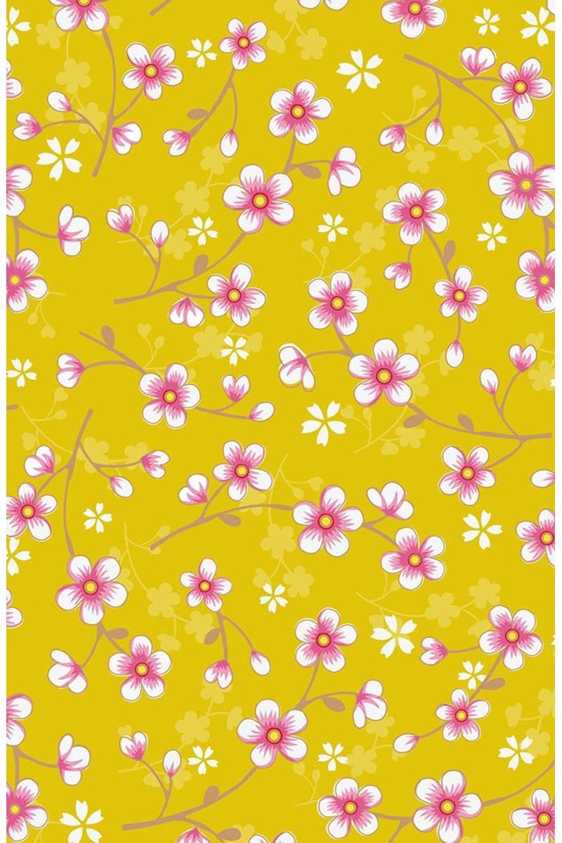 Cherry Blossom Yellow Wallpapers