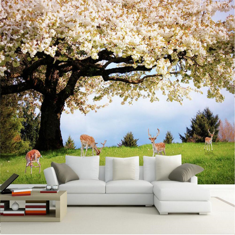 Cherry Blossom Yellow Wallpapers