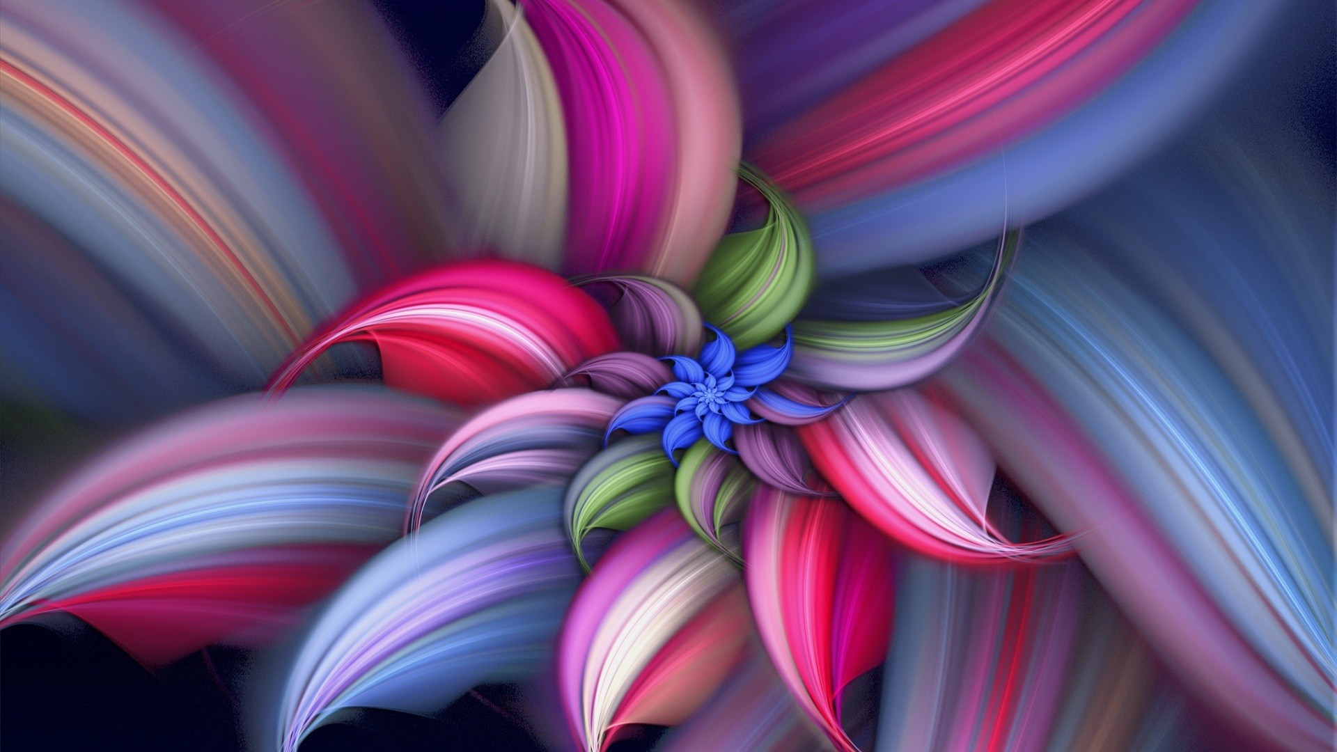 Colorful Abstract Flower Wallpapers