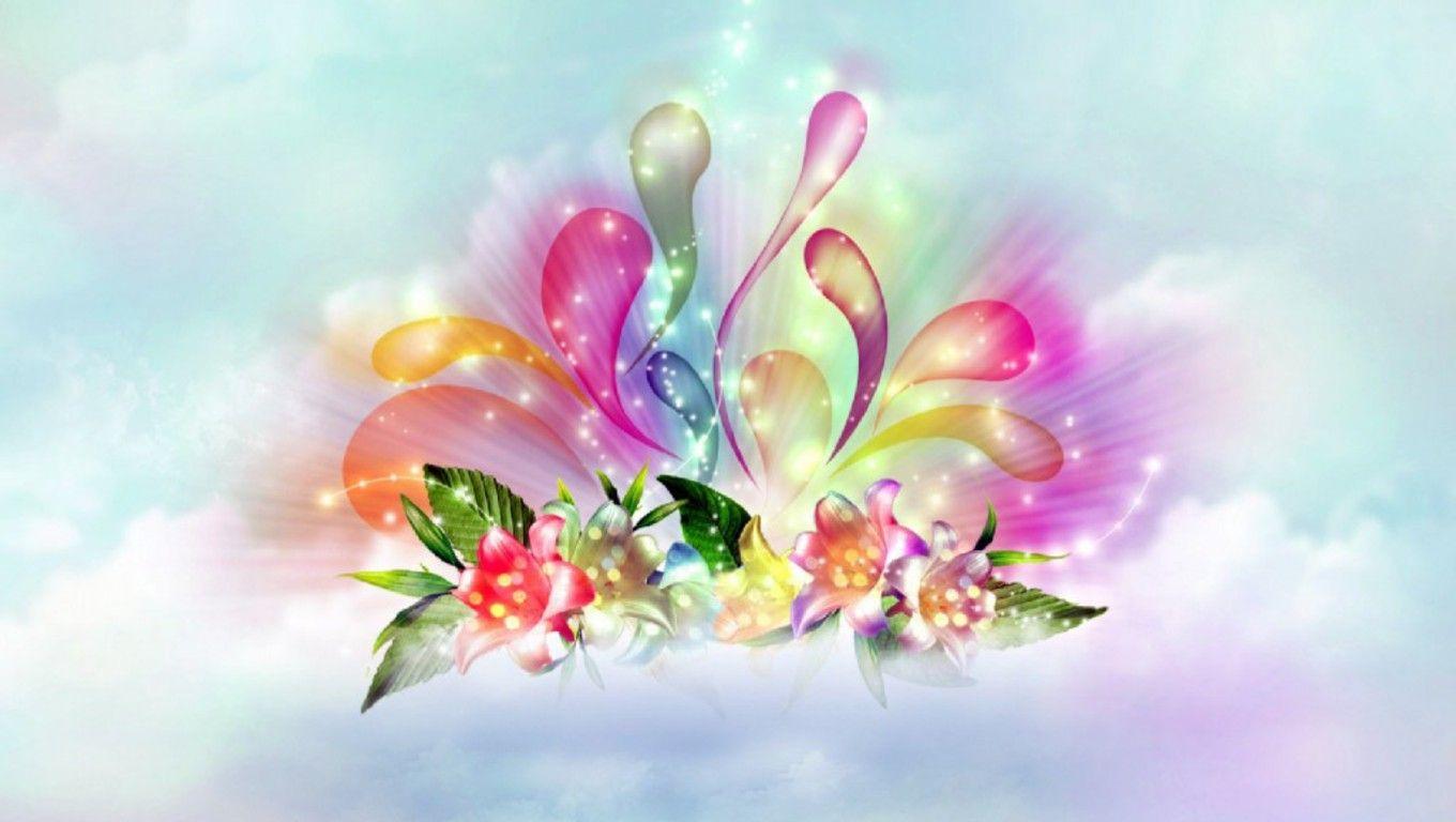 Colorful Abstract Flower Wallpapers