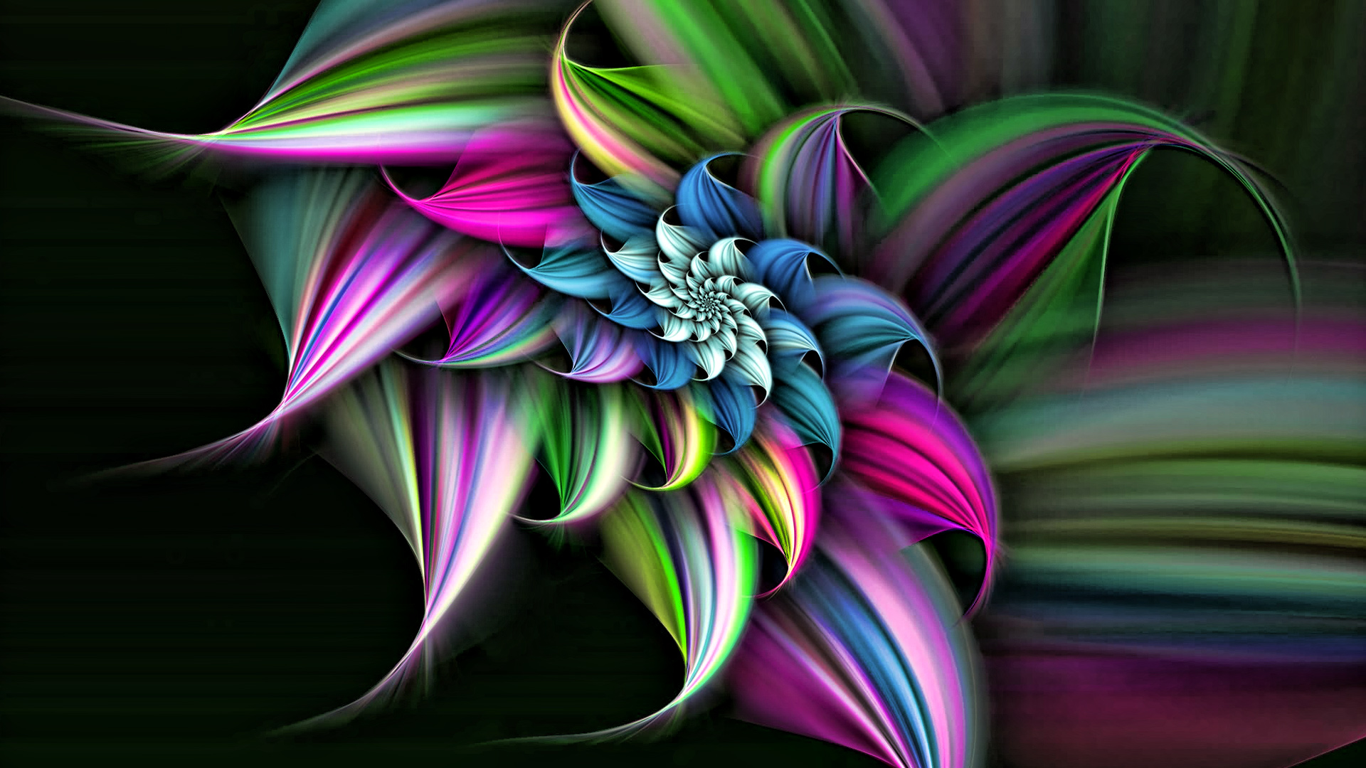 Colorful Abstract Flower Wallpapers