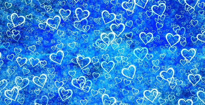 Colorful Abstract Hearts Wallpapers