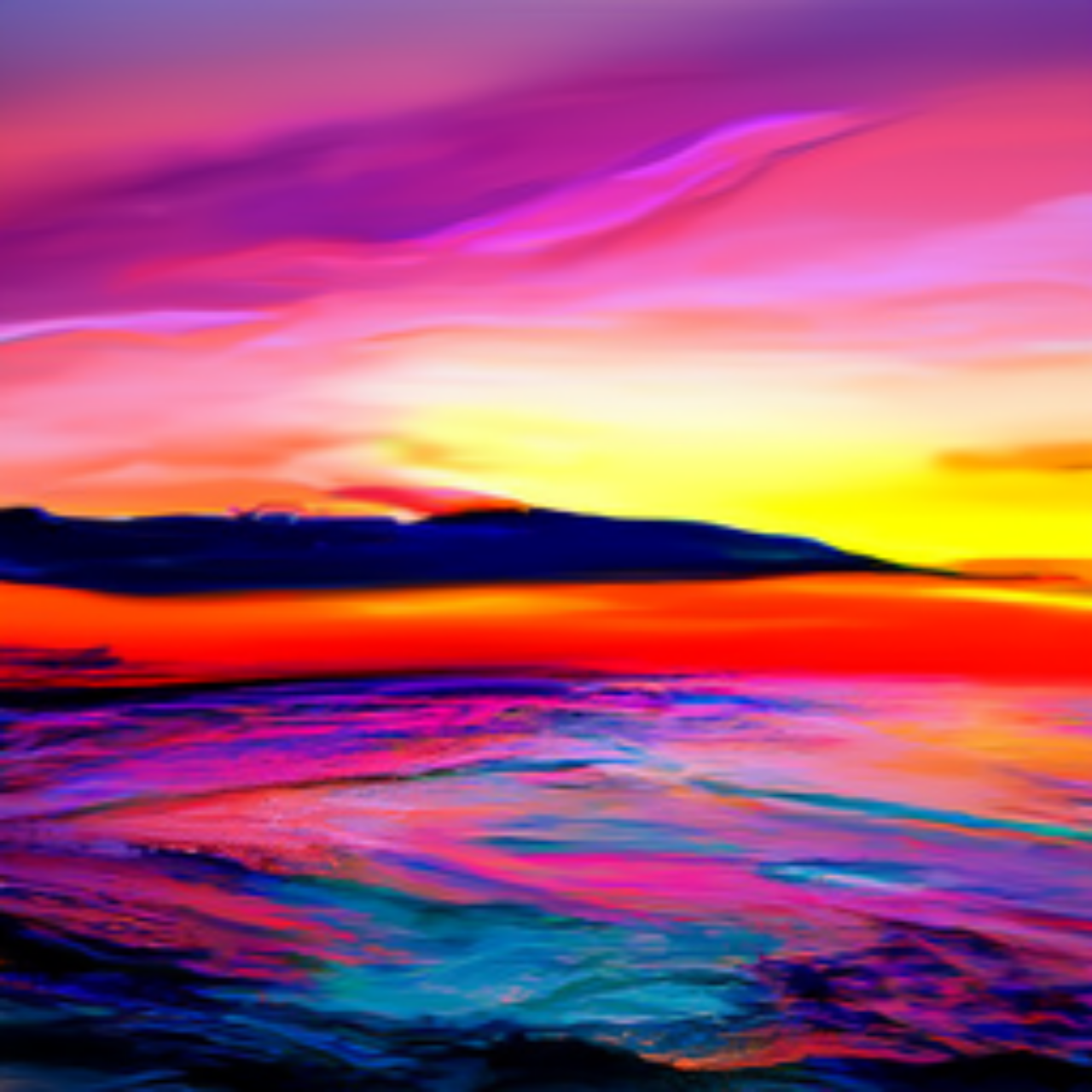 Colorful Beach Sunset Wallpapers