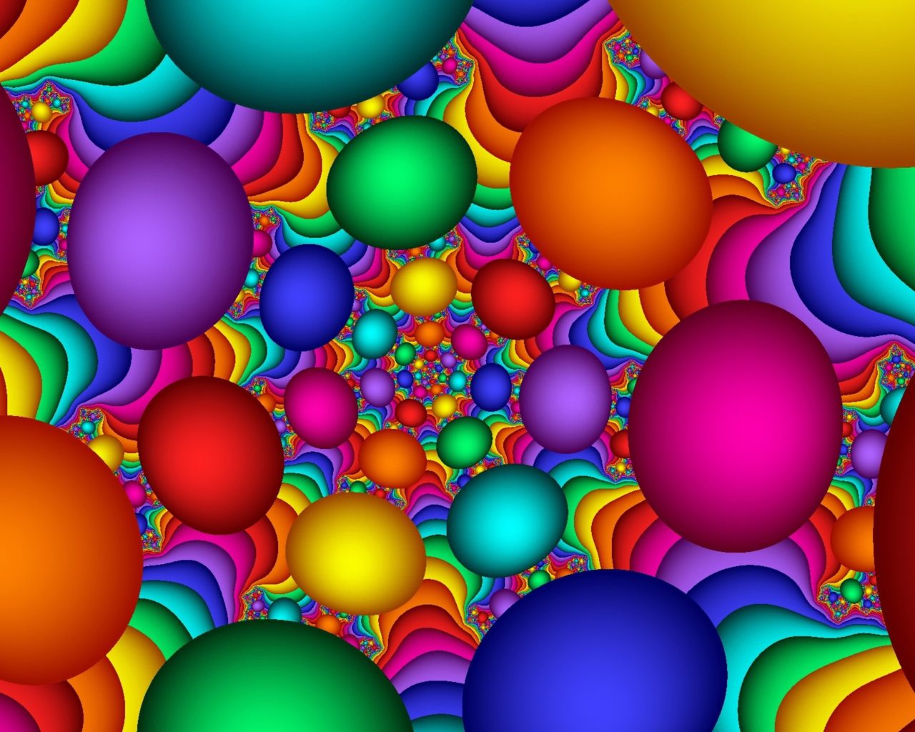 Colorful Bubbles Wallpapers