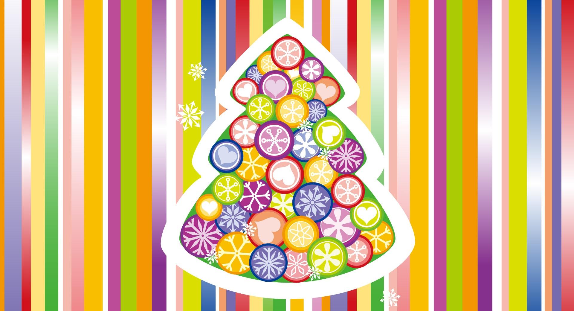 Colorful Christmas Wallpapers