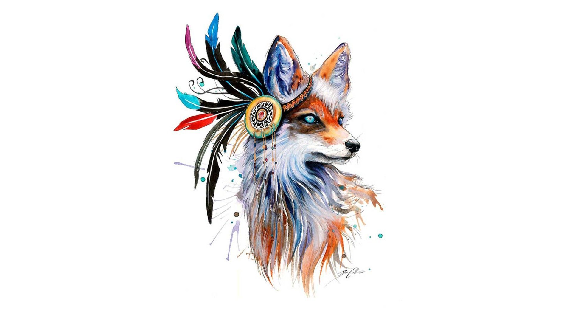 Colorful Fox Wallpapers
