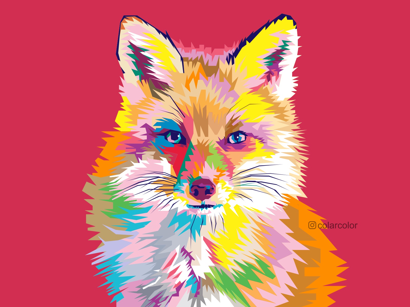 Colorful Fox Wallpapers