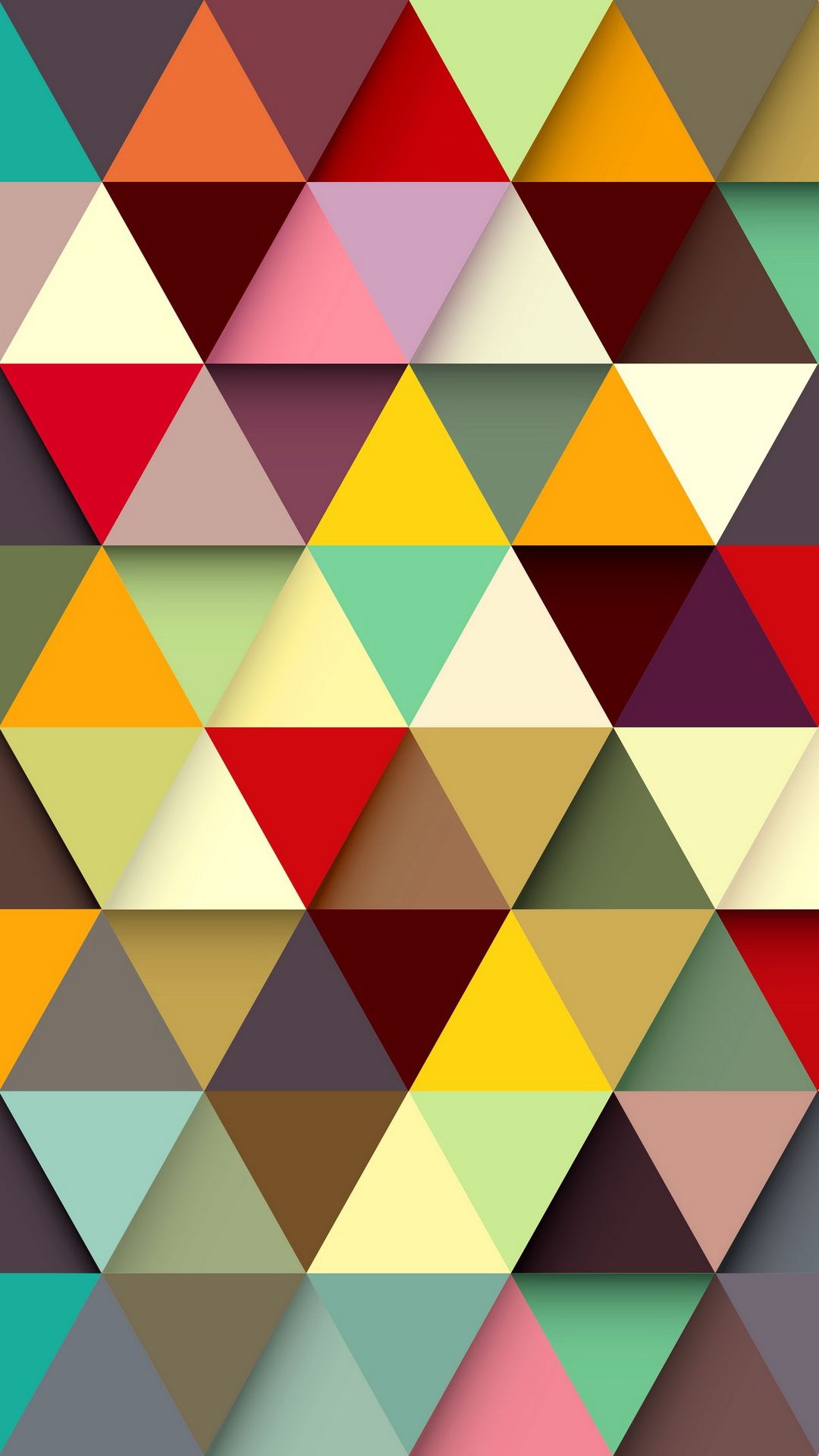 Colorful Geometric Triangle Wallpapers