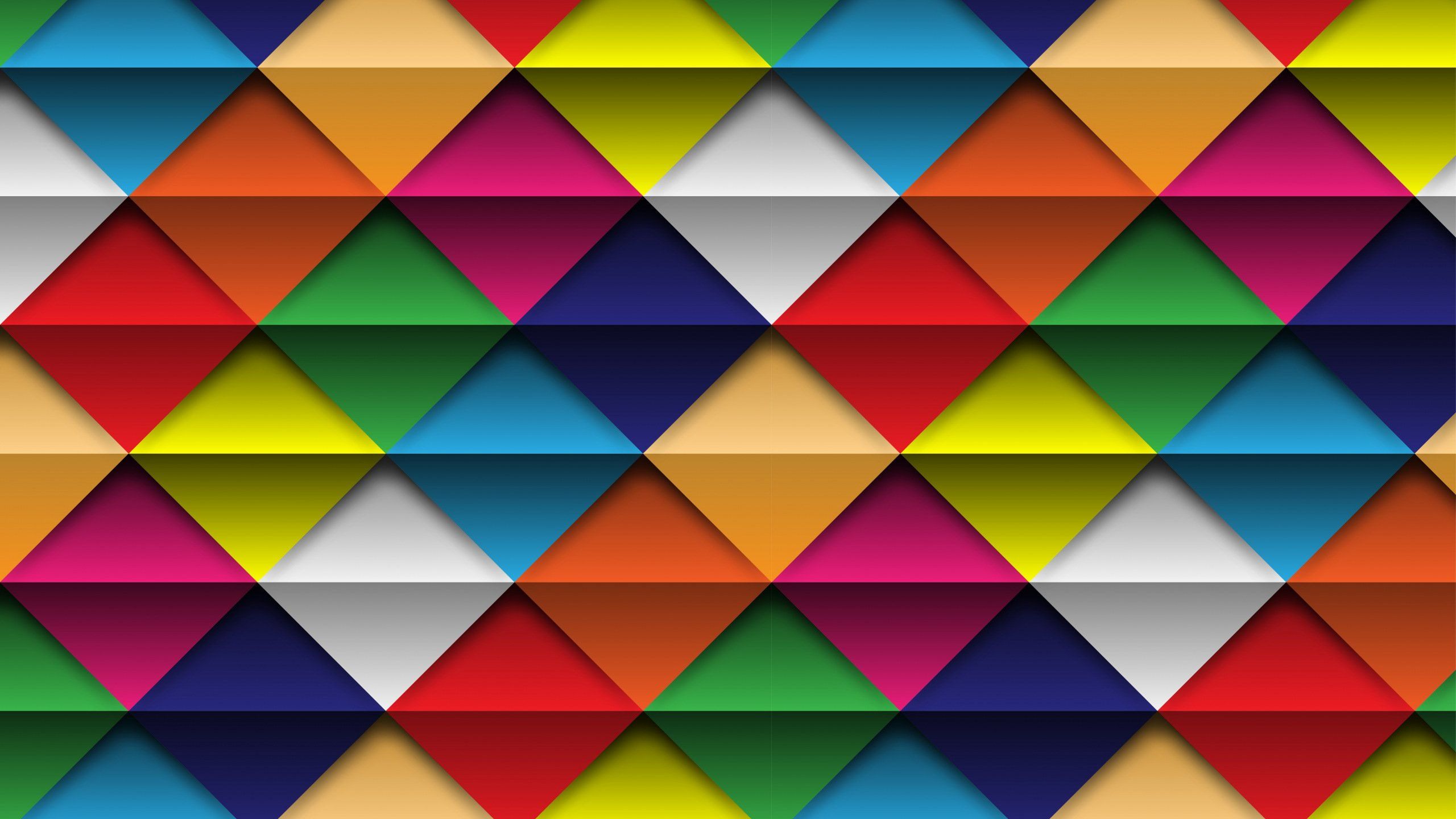 Colorful Geometric Triangle Wallpapers