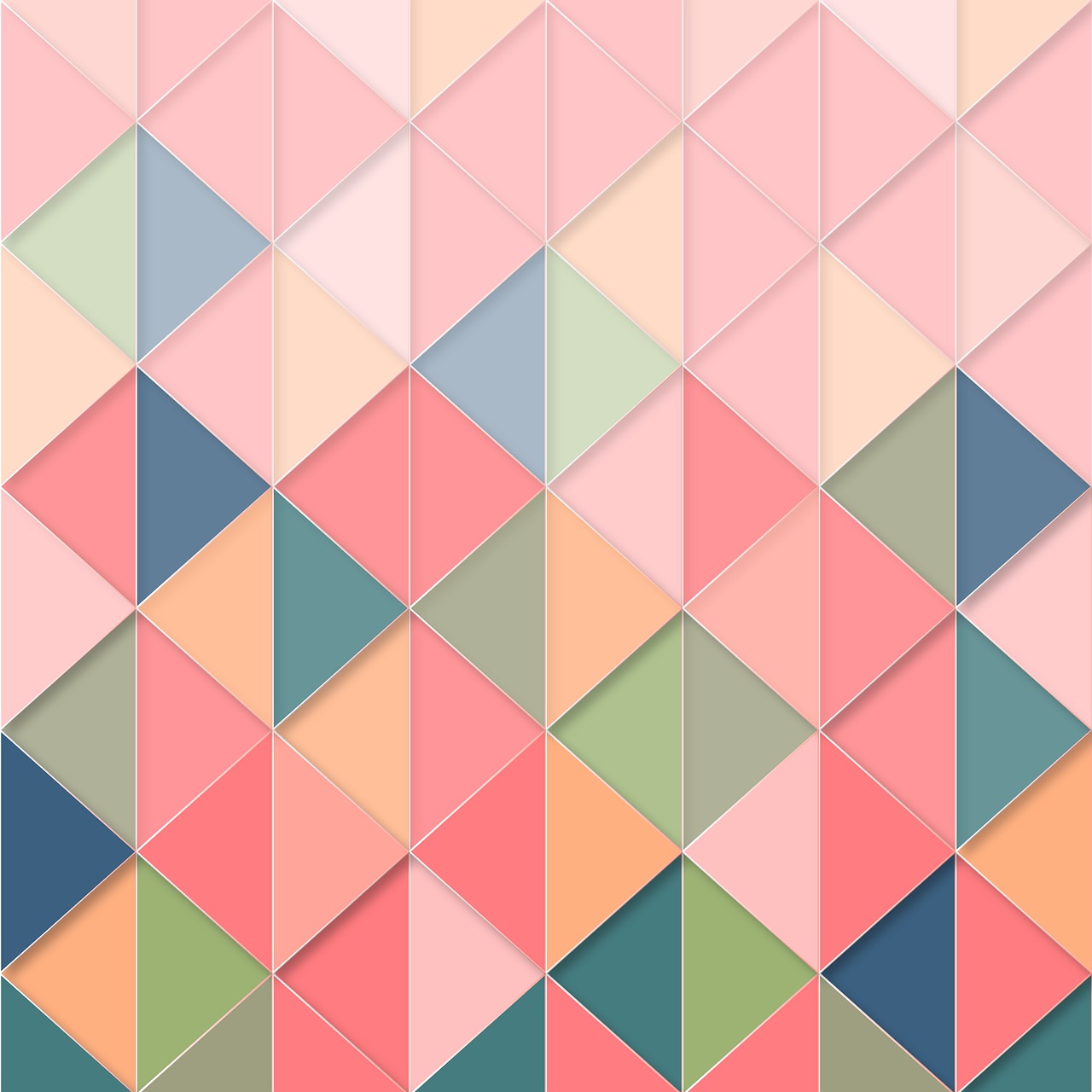 Colorful Geometric Triangle Wallpapers