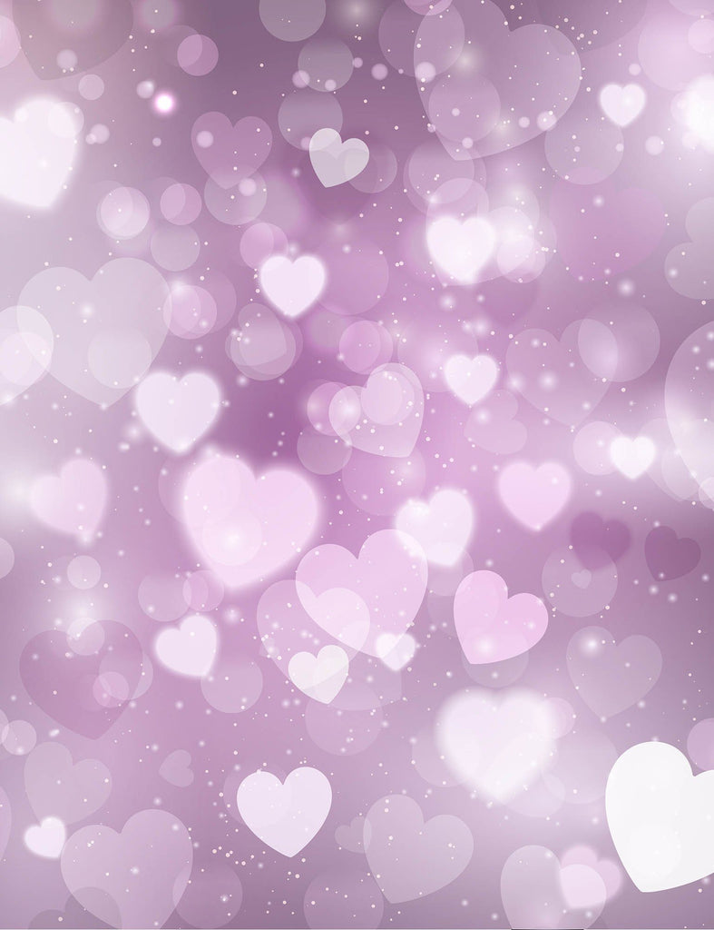 Colorful Glitter Hearts Wallpapers
