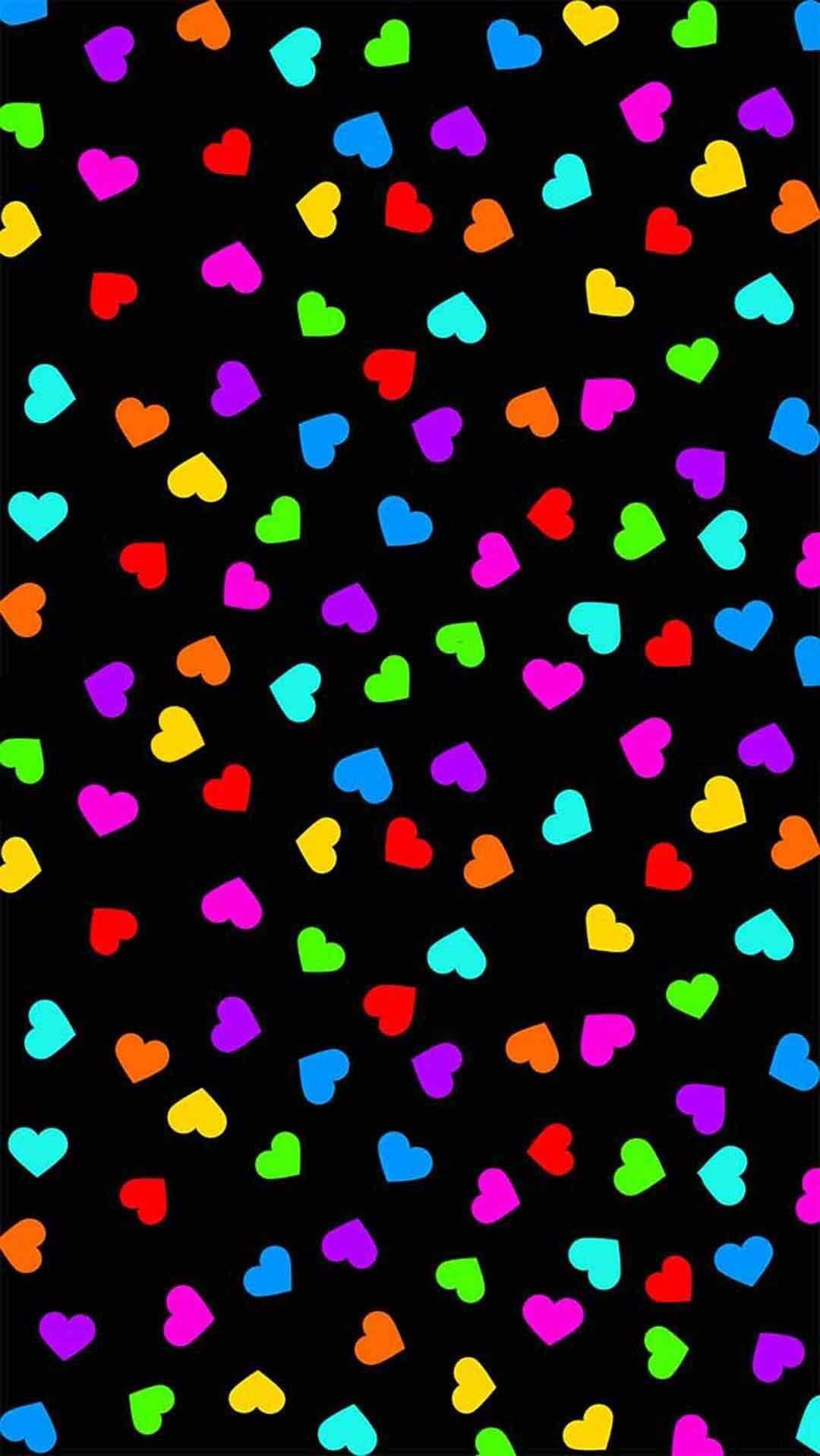 Colorful Hearts Wallpapers
