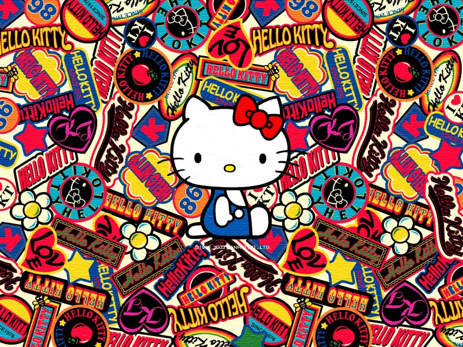 Colorful Hello Kitty Wallpapers