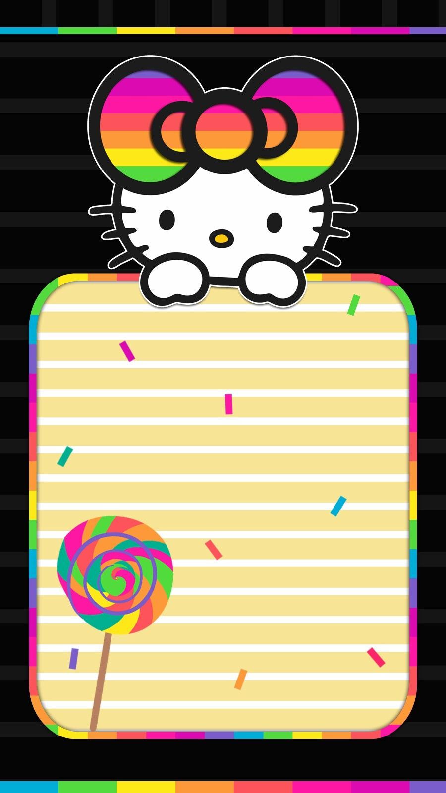 Colorful Hello Kitty Wallpapers