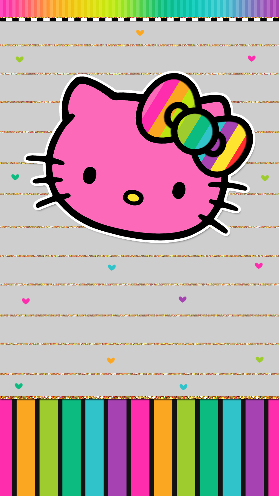 Colorful Hello Kitty Wallpapers