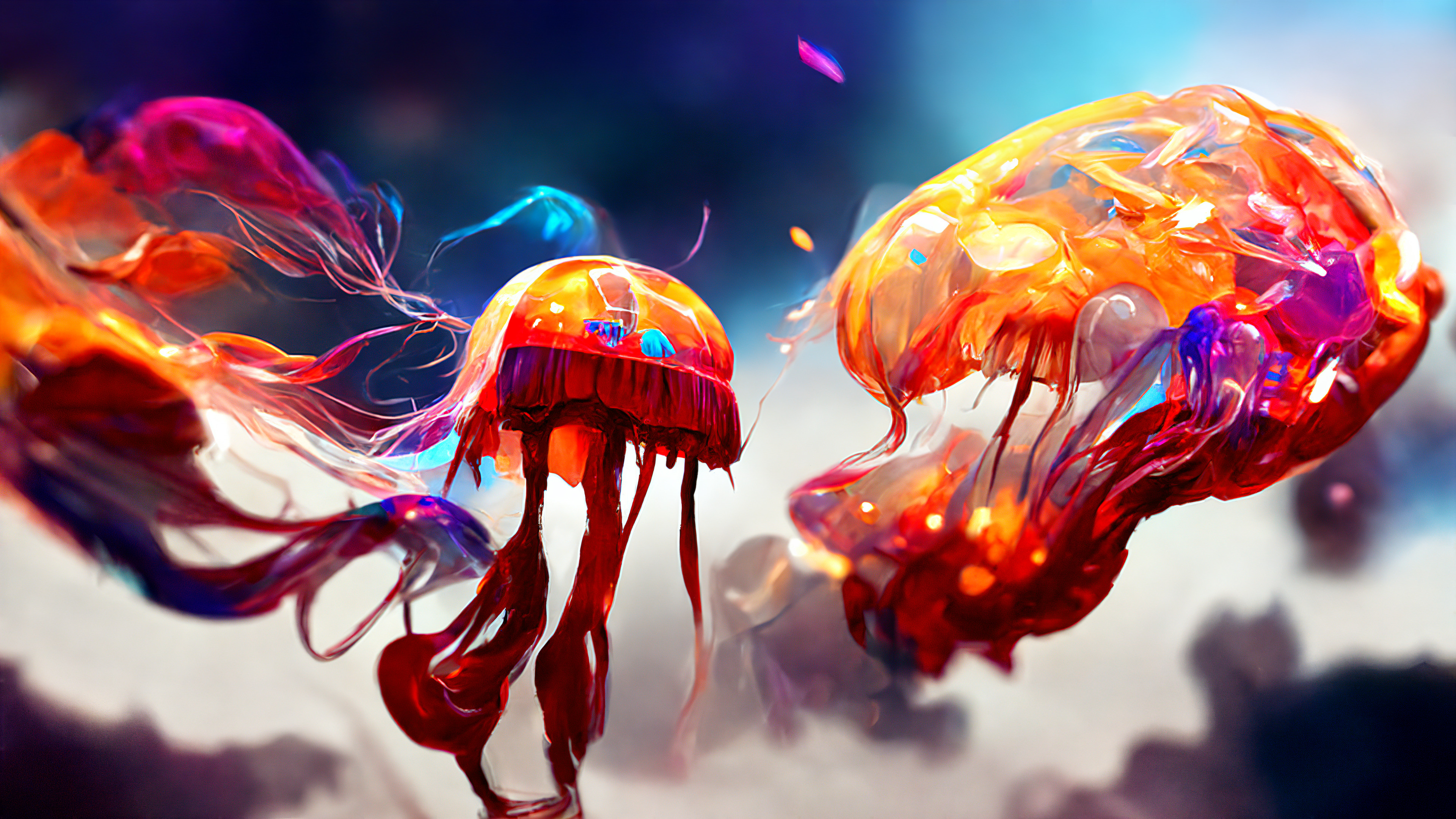 Colorful Jellyfish Wallpapers