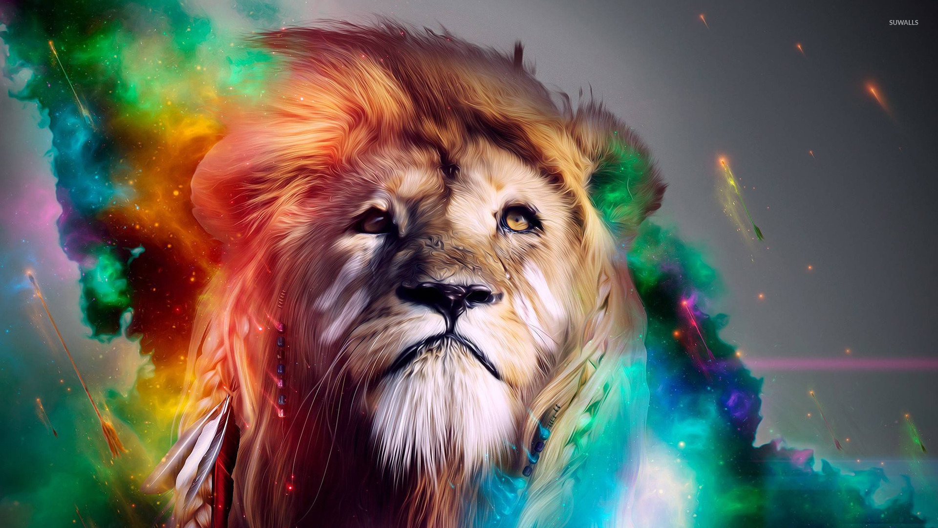 Colorful Lion Wallpapers